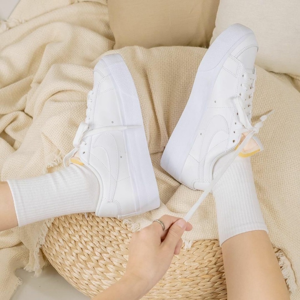Nike blazer low platforms